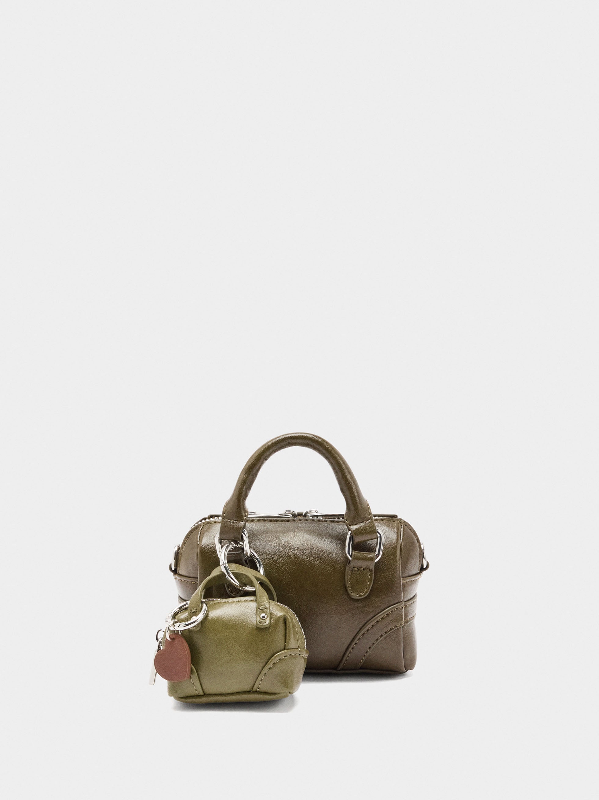 Mini Bolso De Mano Con Colgante