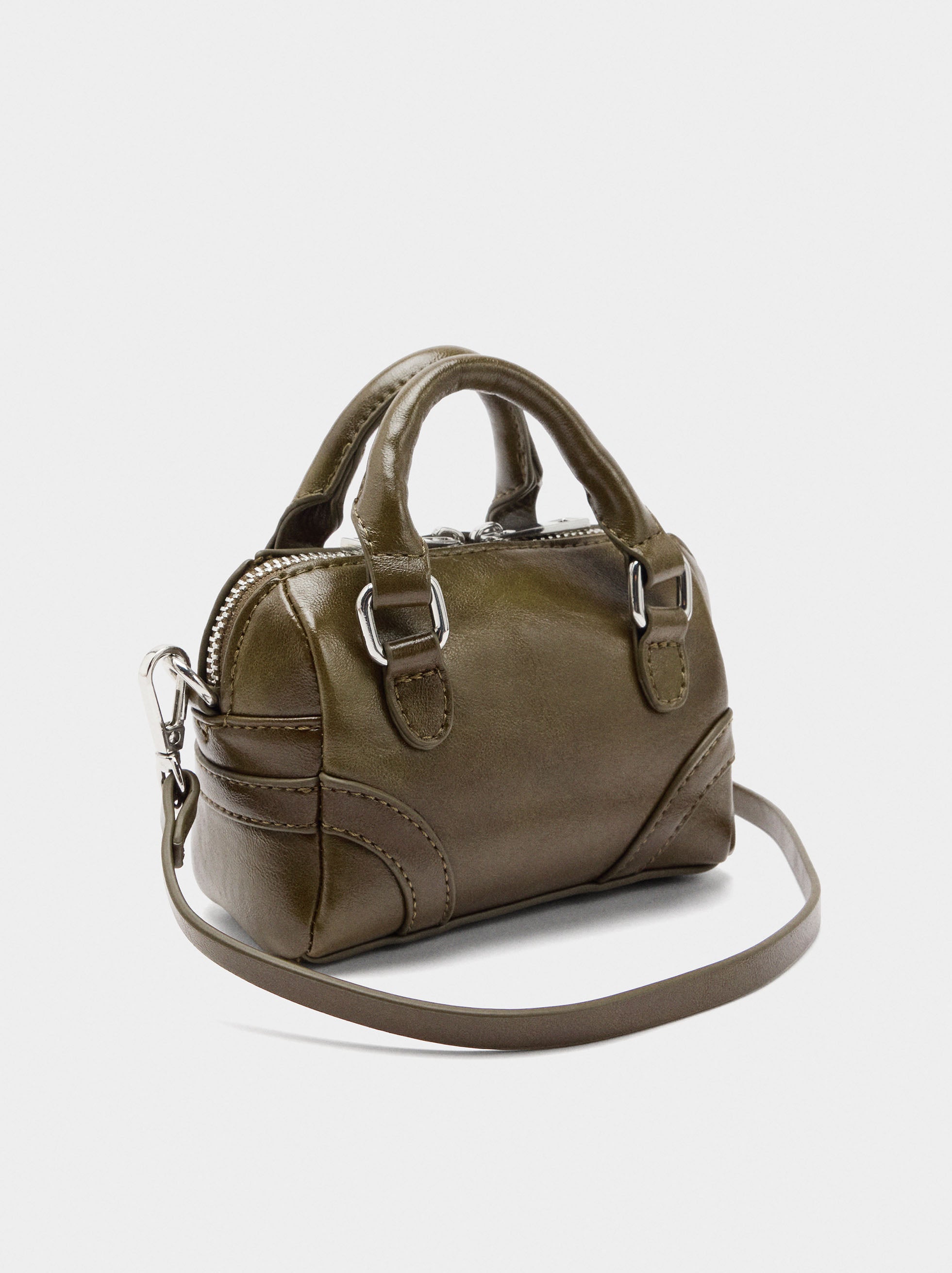 Mini Bolso De Mano Con Colgante