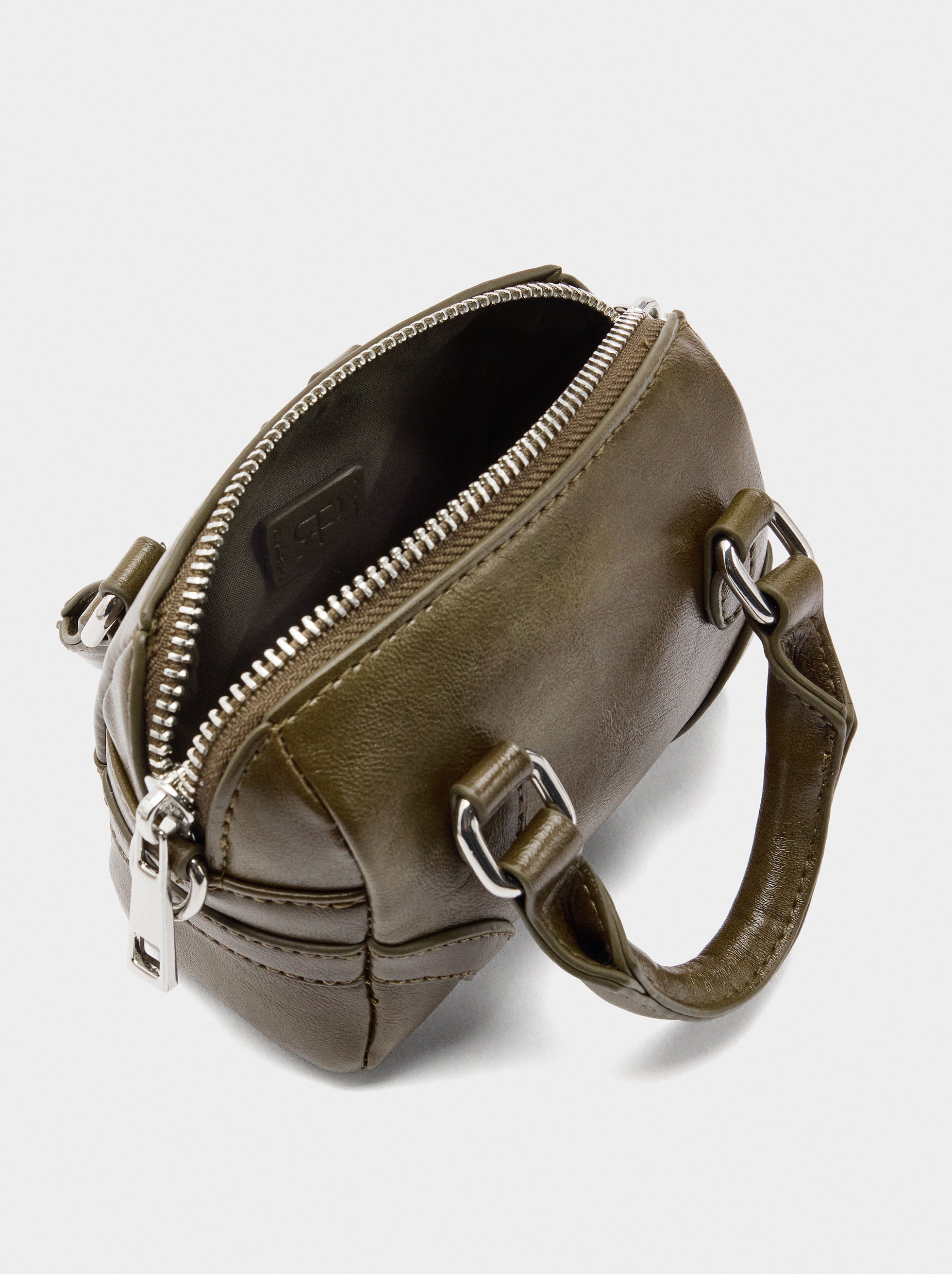 Mini Bolso De Mano Con Colgante