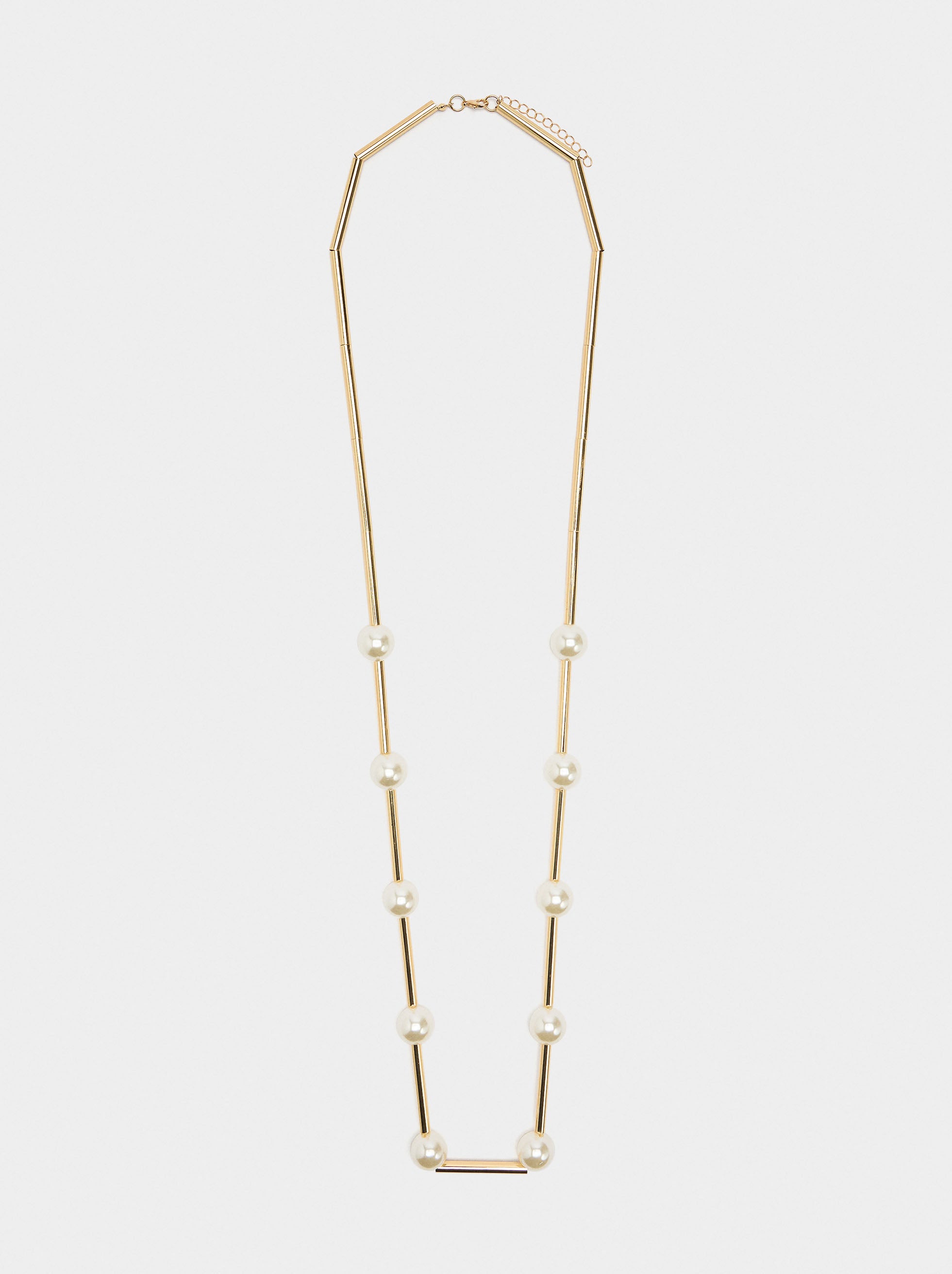 Collar Largo De Perlas