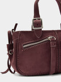 Mini Bolso De Mano Con Efecto Piel