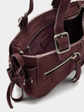 Mini Bolso De Mano Con Efecto Piel