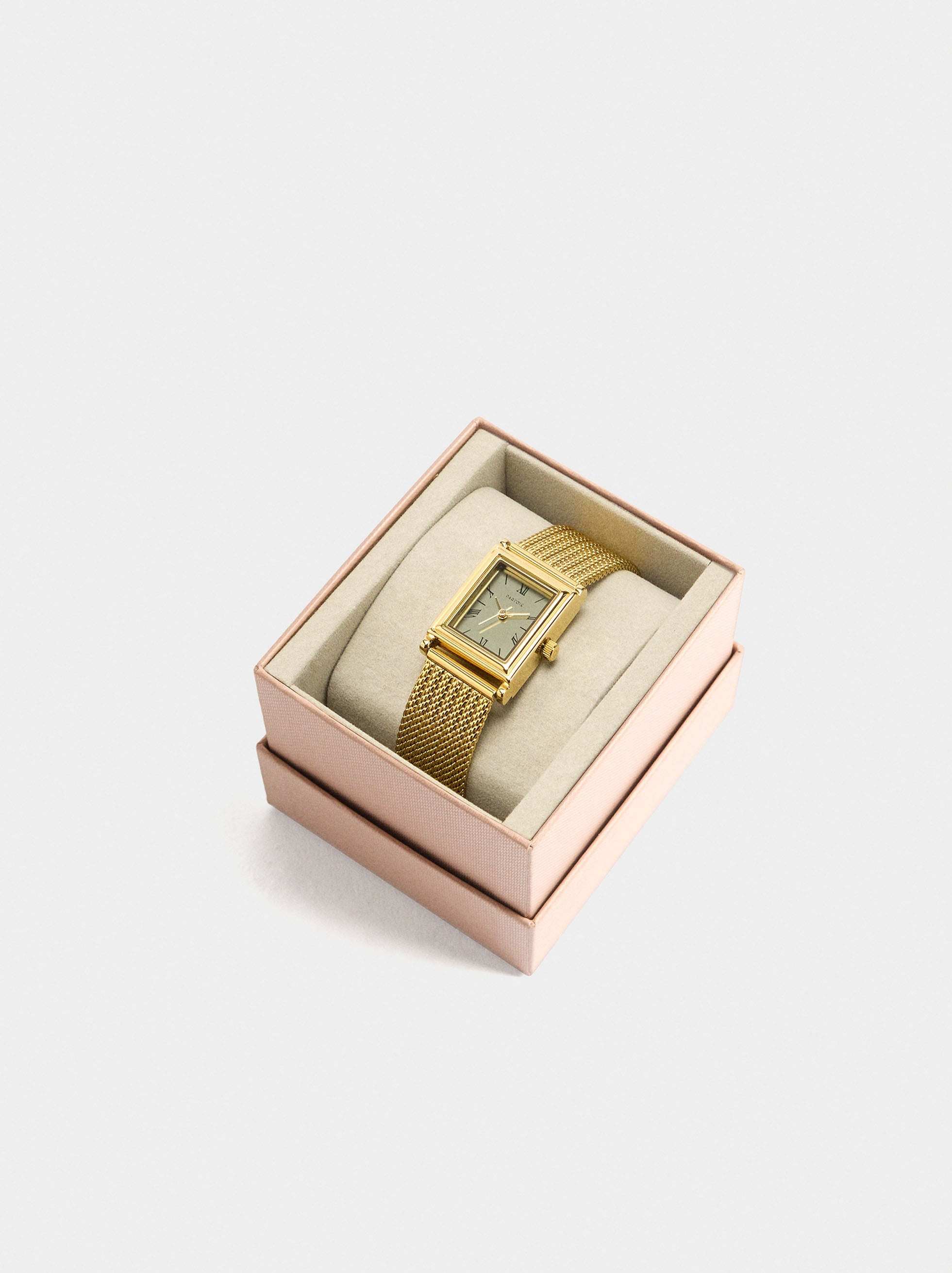 Reloj Gold Tray
