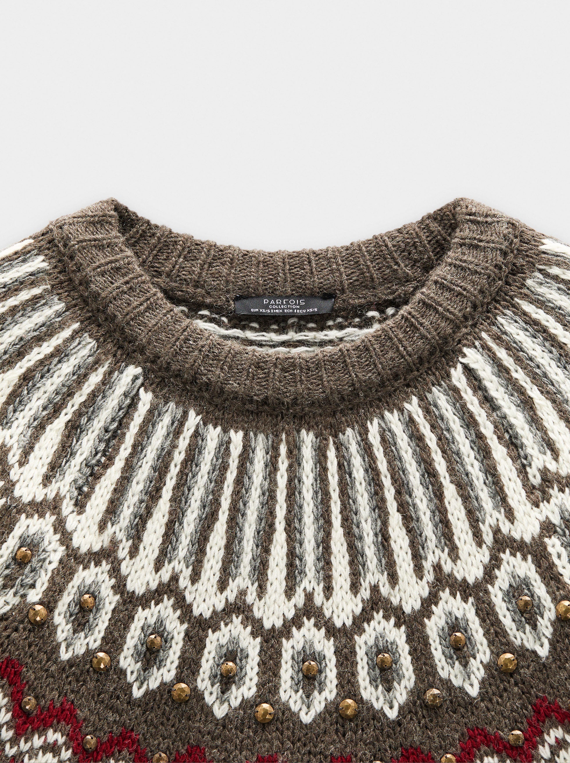Jersey De Punto Jacquard
