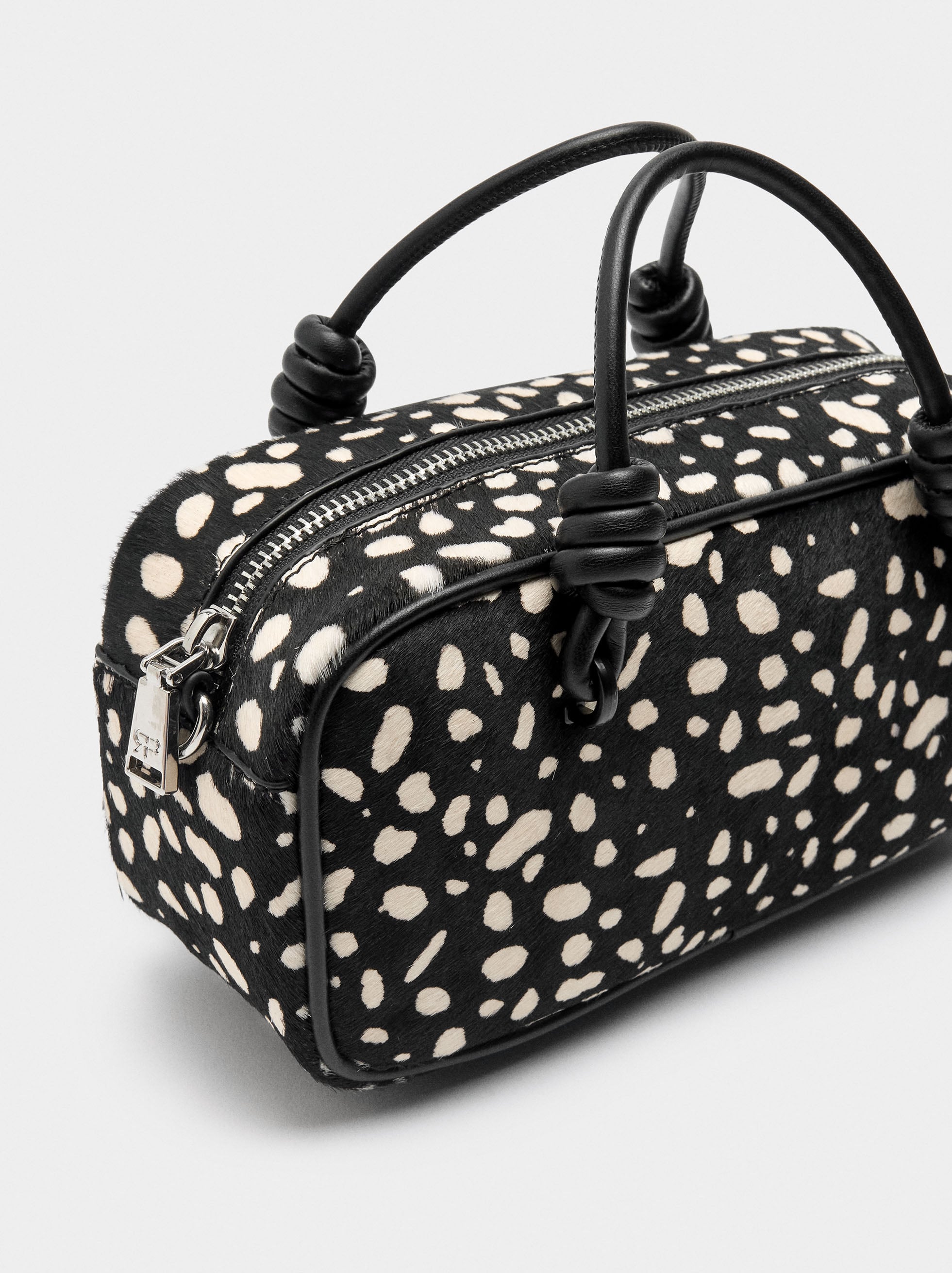 Bolso Tote De Piel Estampado Animal