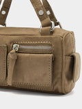 Mini Bolso De Mano Con Efecto Piel