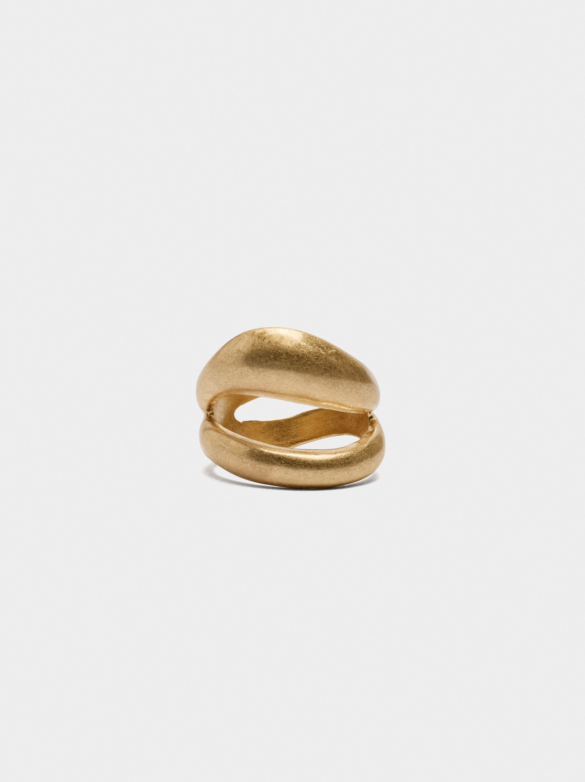 Anillo Doble Con Onda