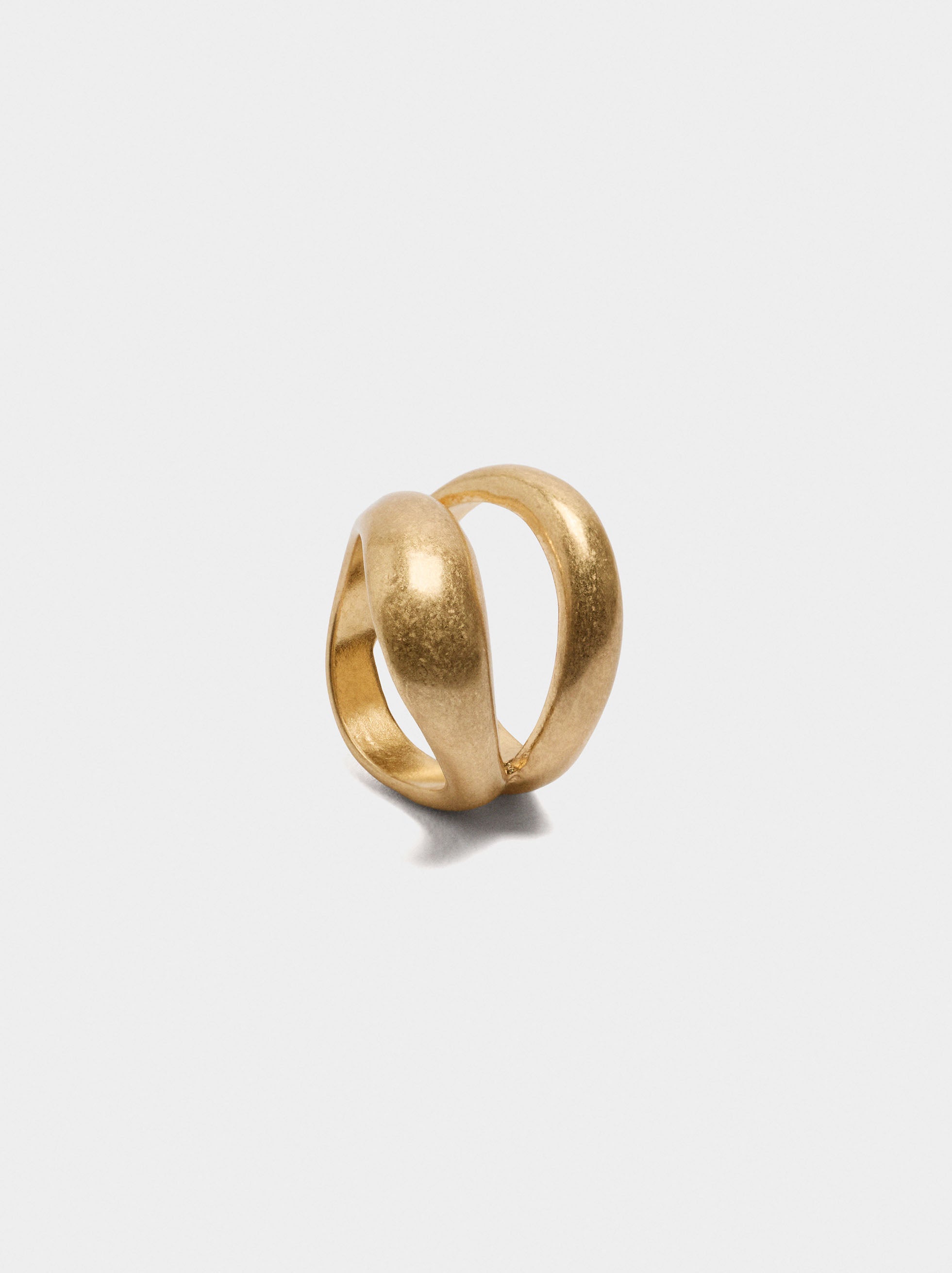 Anillo Doble Con Onda
