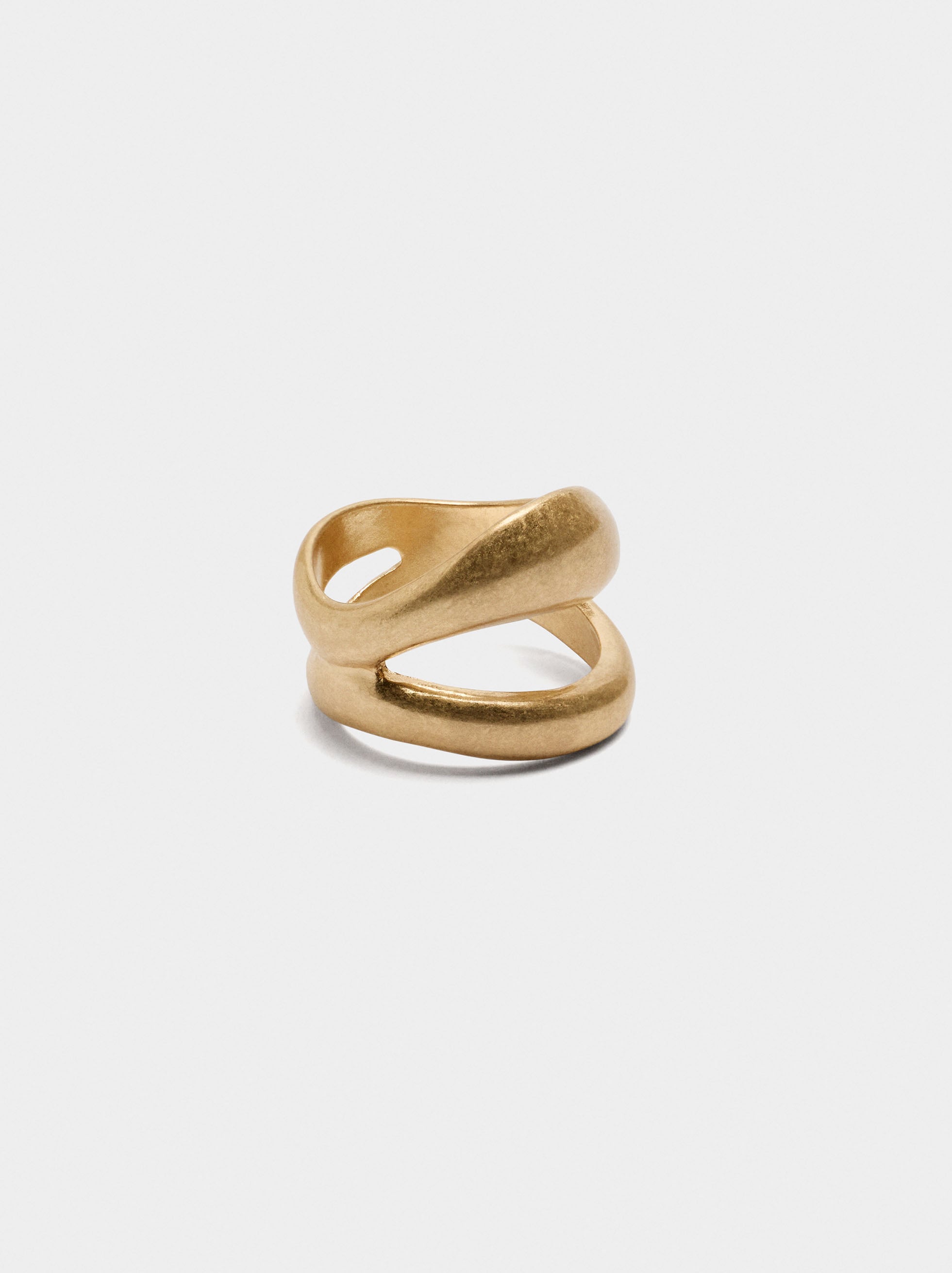 Anillo Doble Con Onda