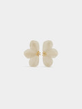 Pendientes Media Flor De Resina