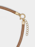 Collar De Cordón Colgante Con Corazón