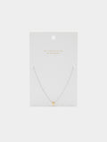 Collar Con Cruz Bicolor - Plata De Ley 925