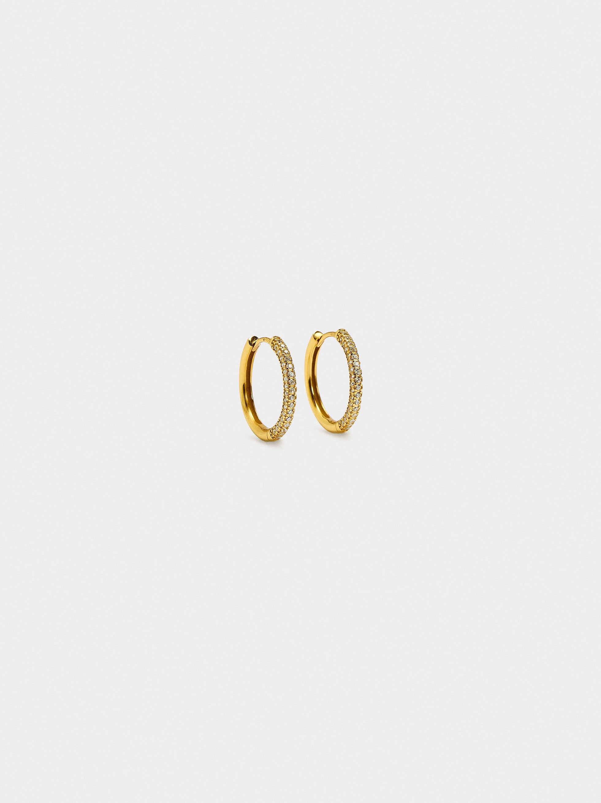 Aros Con Circonitas - Plata De Ley 925