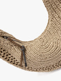 Bolso Hobo Efecto Rafia