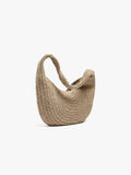 Bolso Hobo Efecto Rafia