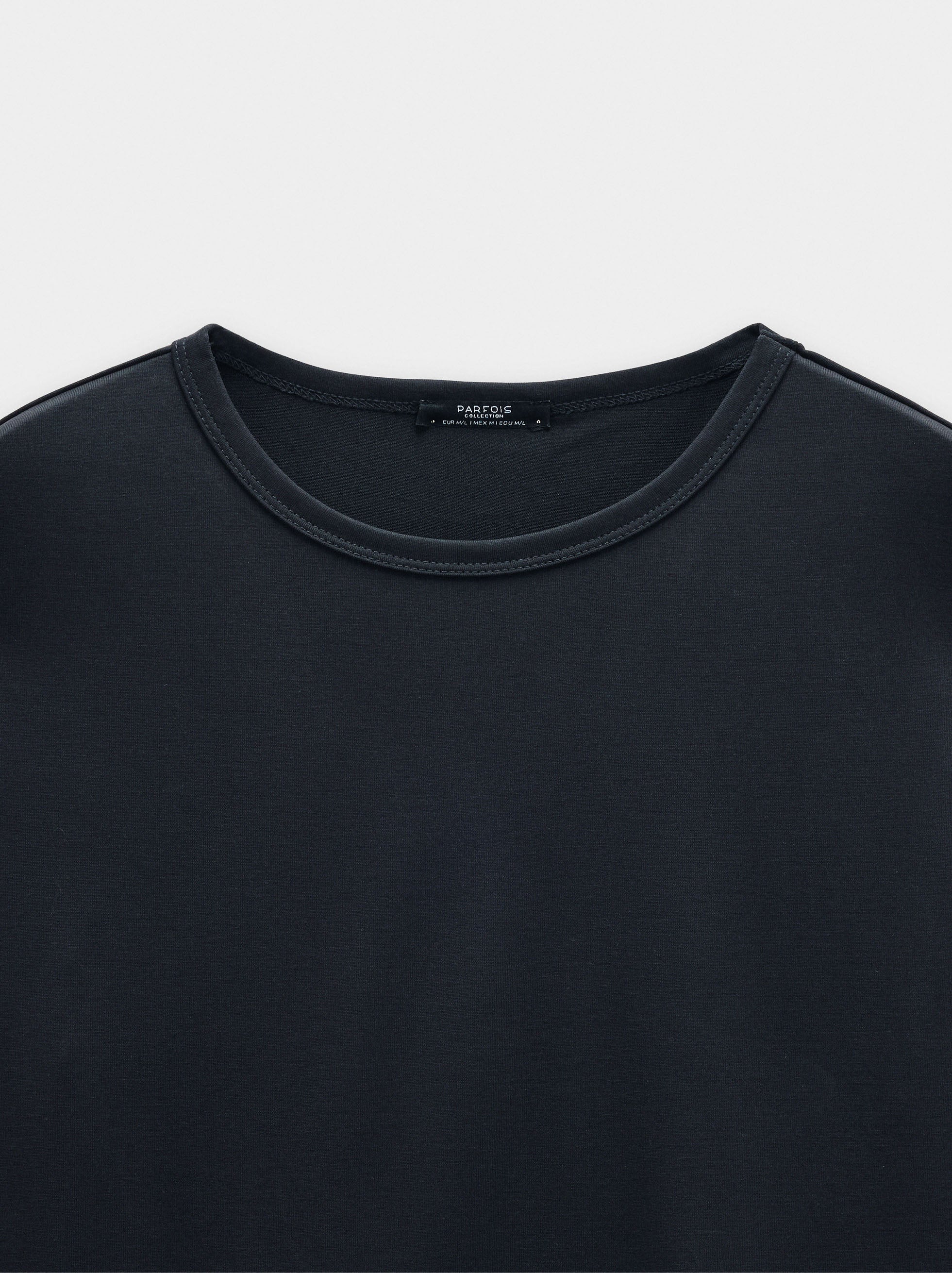 Camiseta Lisa De Manga Larga