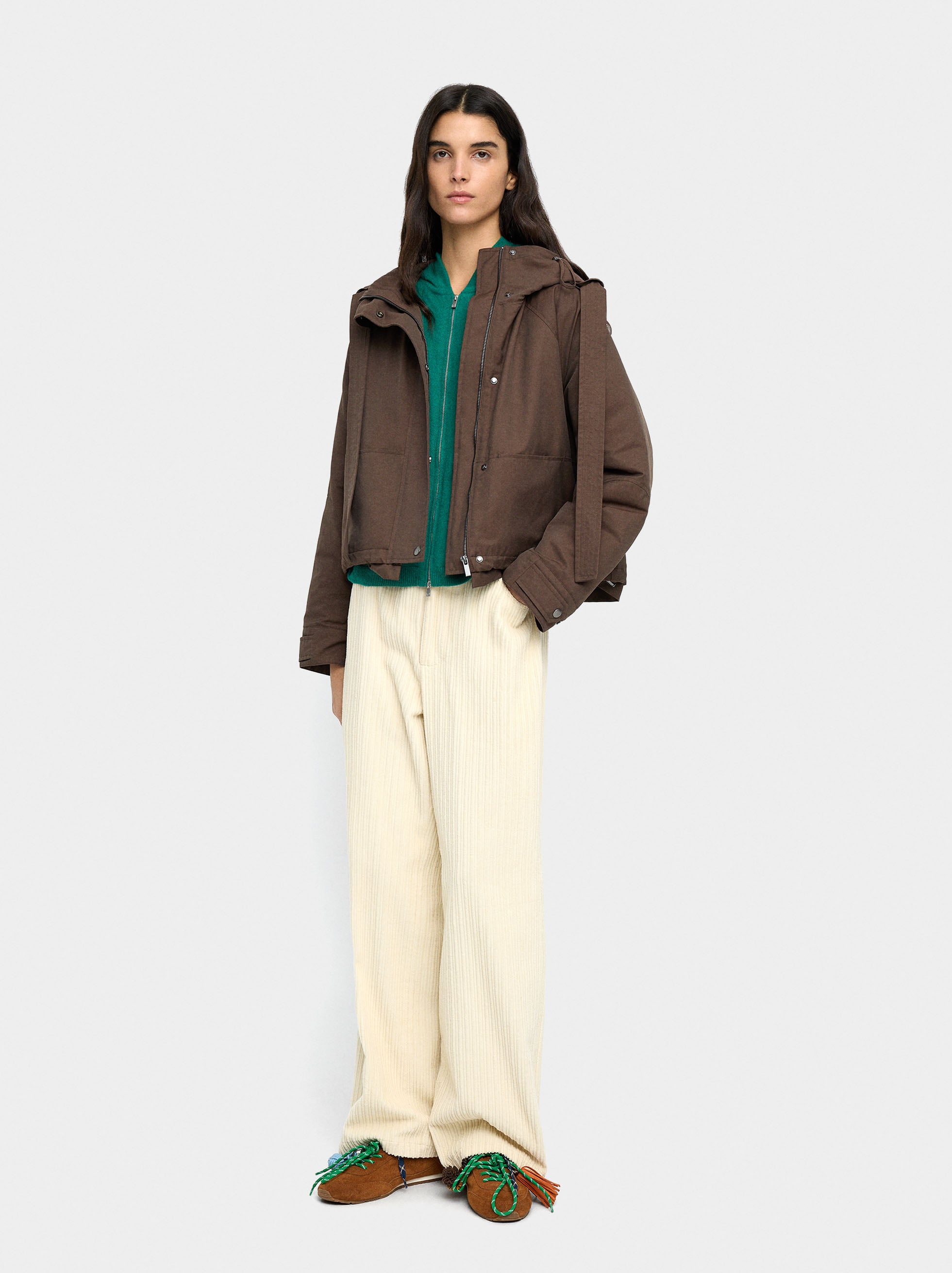 Chaqueta Con Capucha Water Repellent