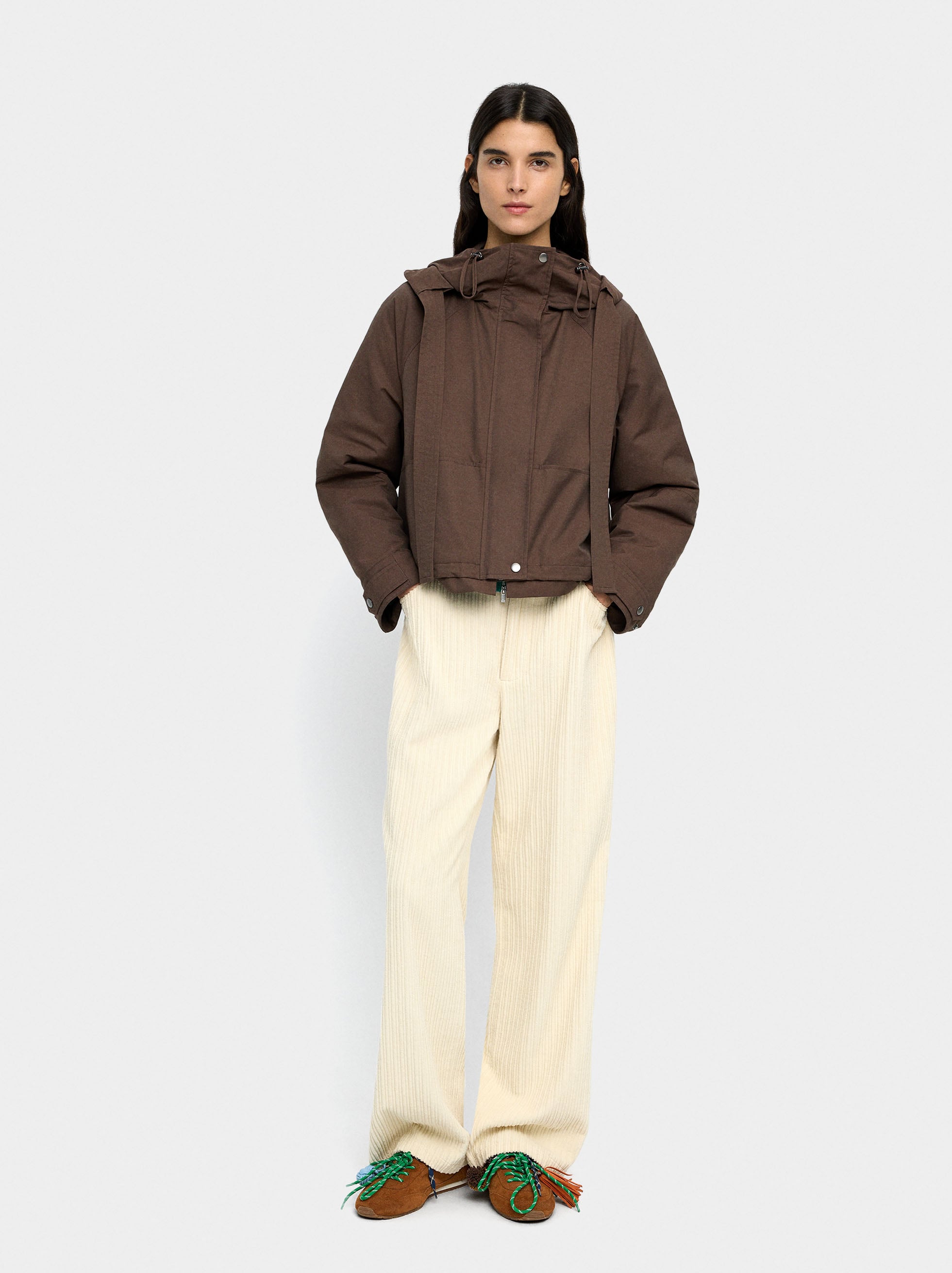 Chaqueta Con Capucha Water Repellent