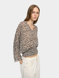 Blusa Fluida Con Elásticos
