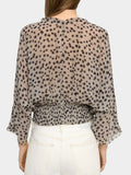 Blusa Fluida Con Elásticos