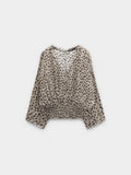 Blusa Fluida Con Elásticos