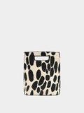 Bolso Tote Con Detalles De Piel
