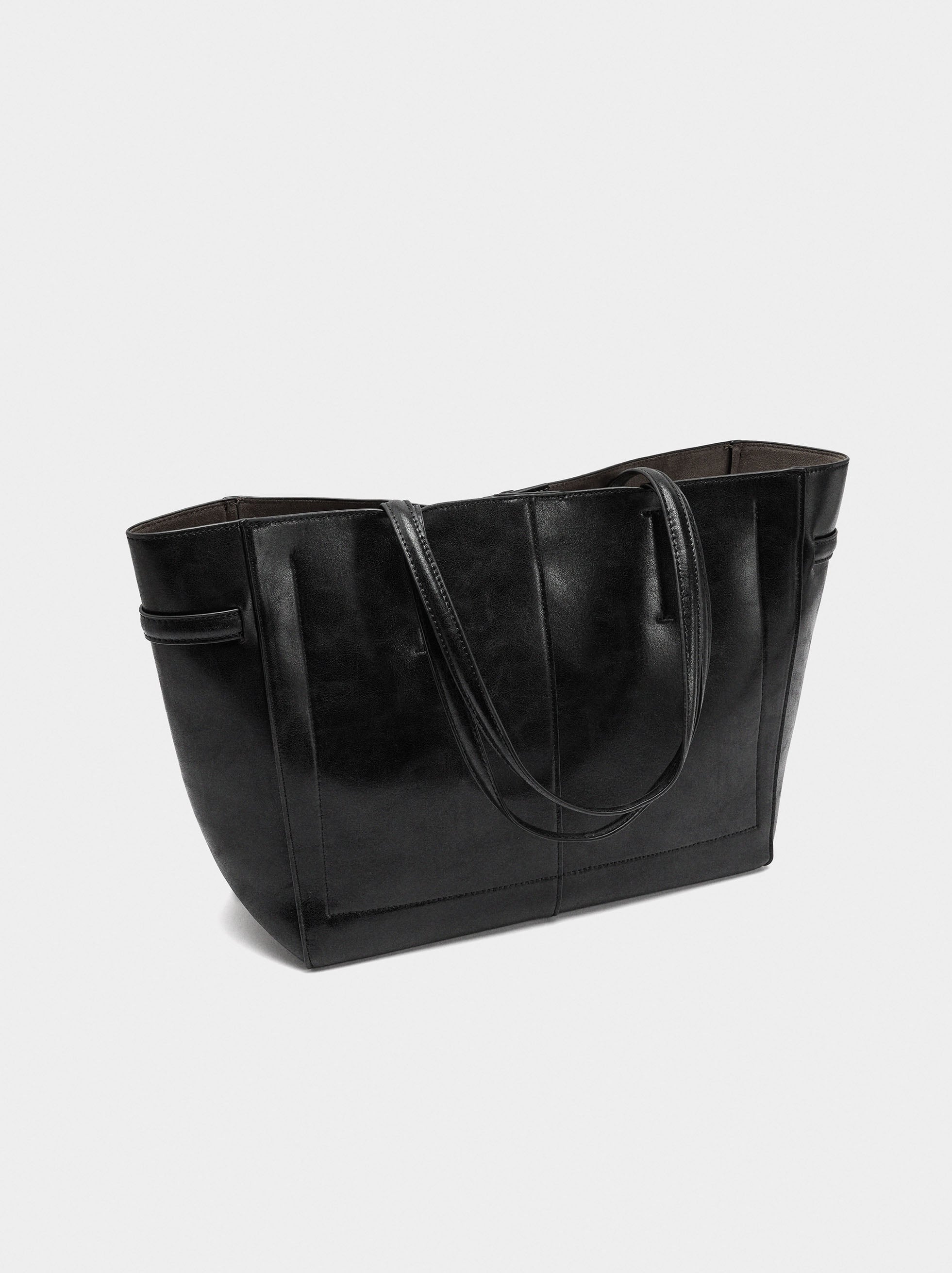 Bolso Shopper Cinturón Con Mosquetón