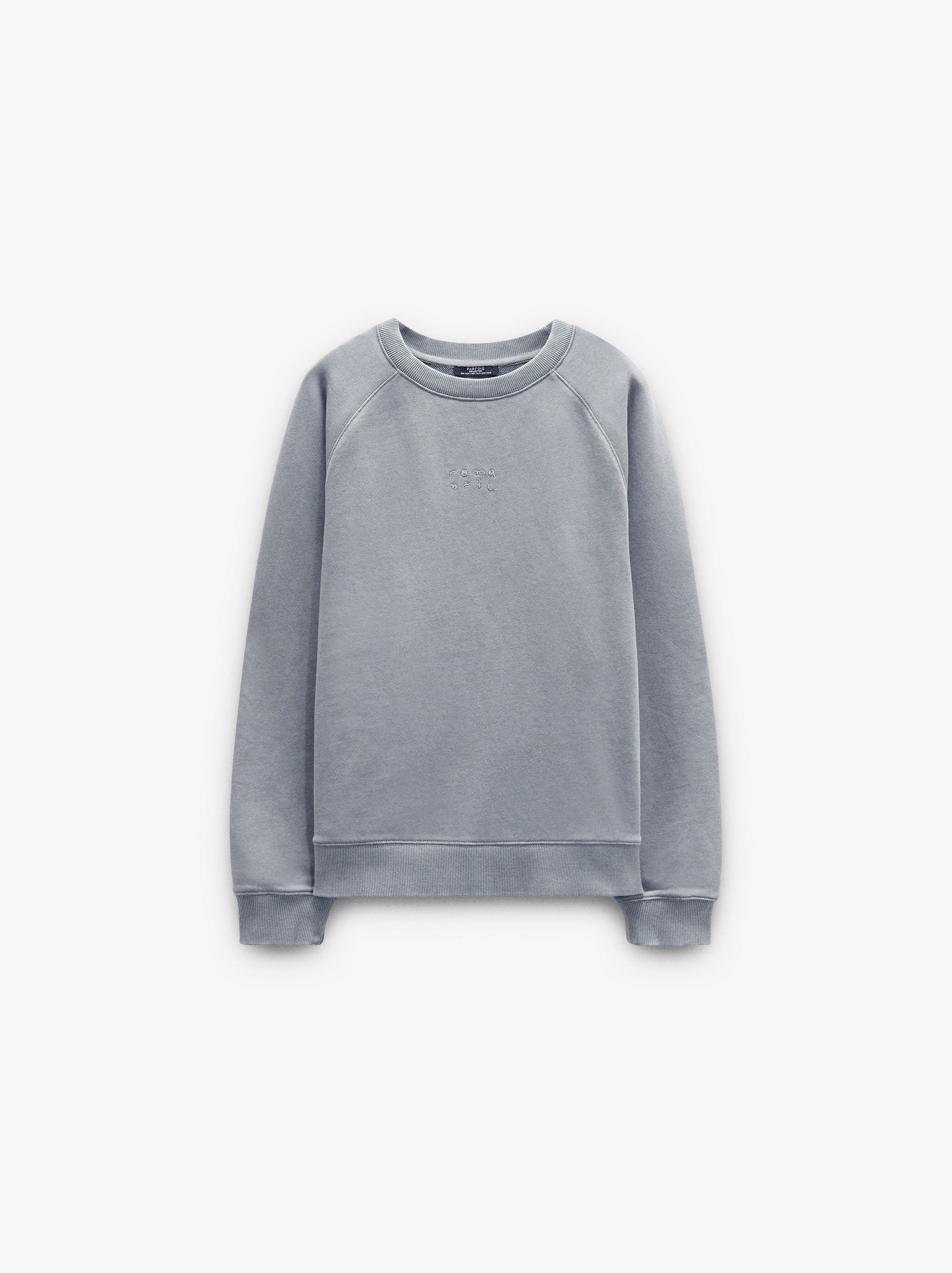 Sudadera De Algodón Con Bordado