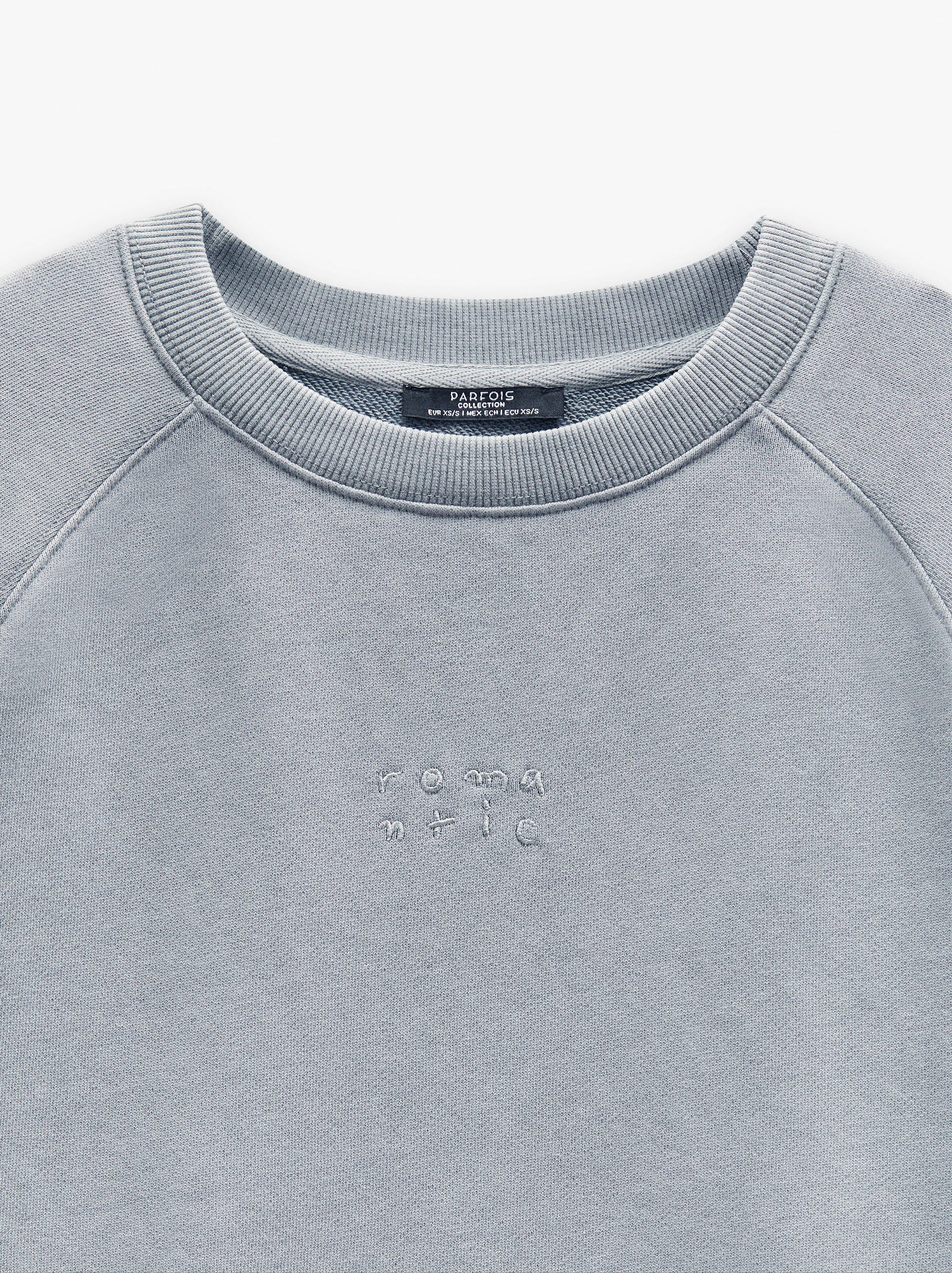 Sudadera De Algodón Con Bordado