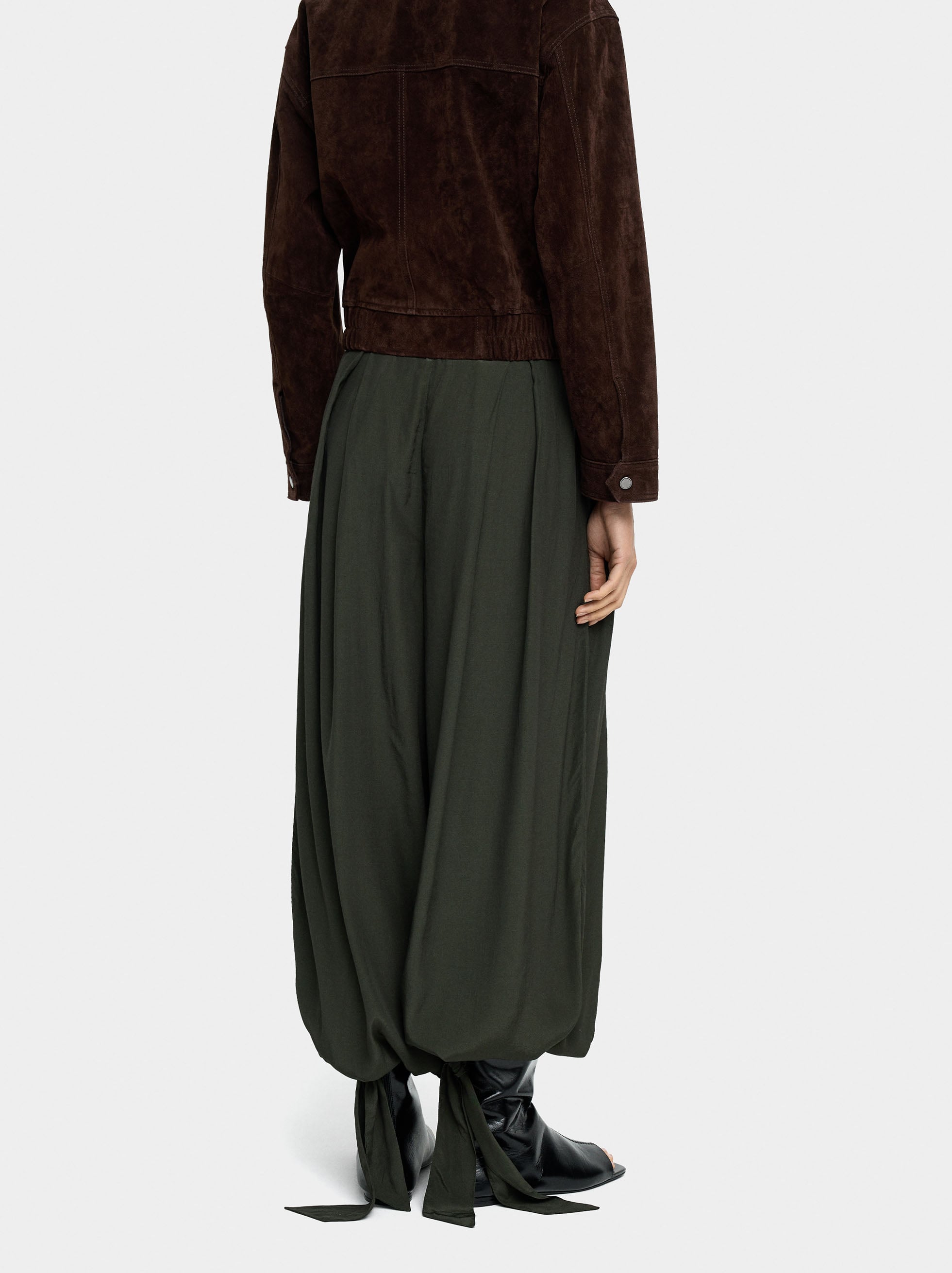 Pantalón Holgado Con Tiras