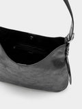 Bolso De Hombro Efecto Craquelado