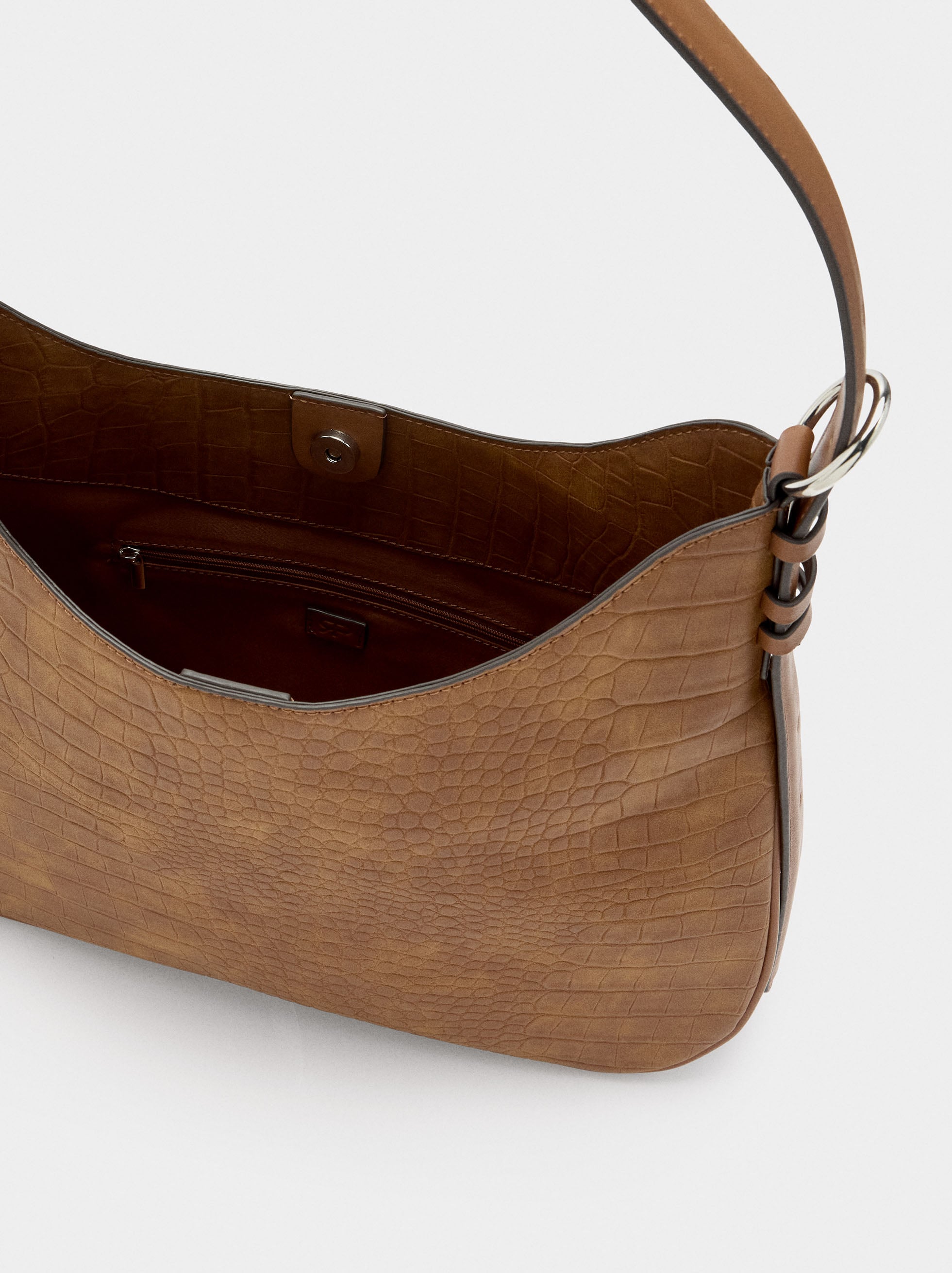 Bolso De Hombro Con Grabado Animal