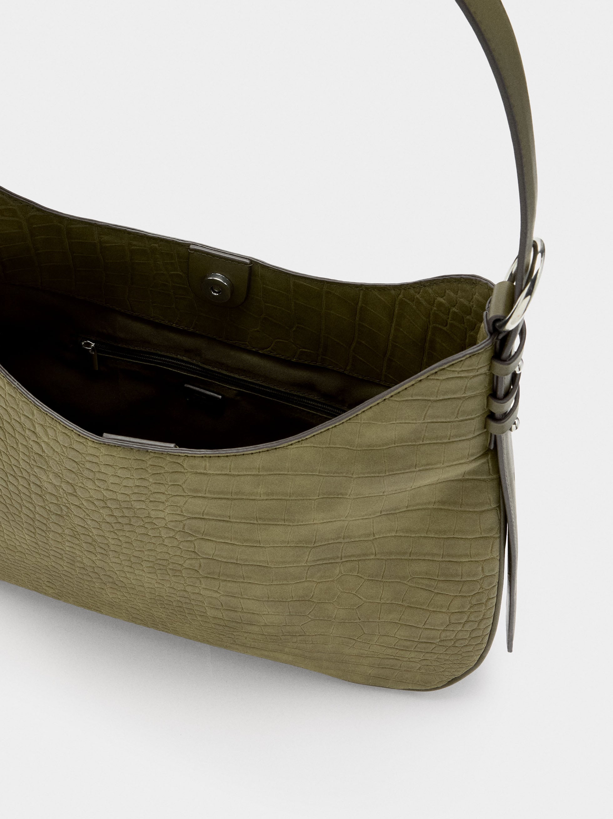 Bolso De Hombro Con Grabado Animal