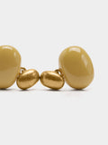 Pendientes Redondos Con Esmalte
