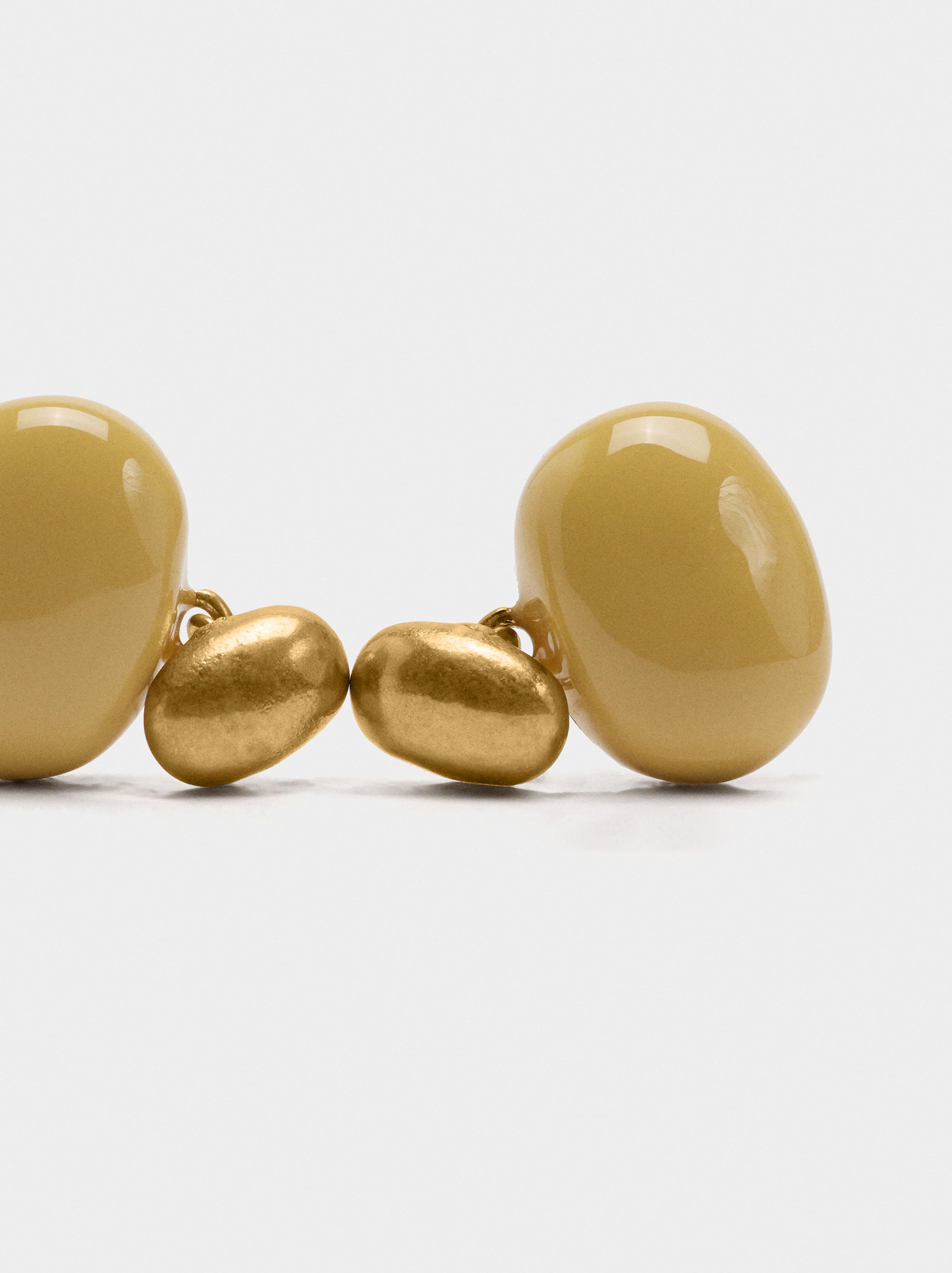 Pendientes Redondos Con Esmalte