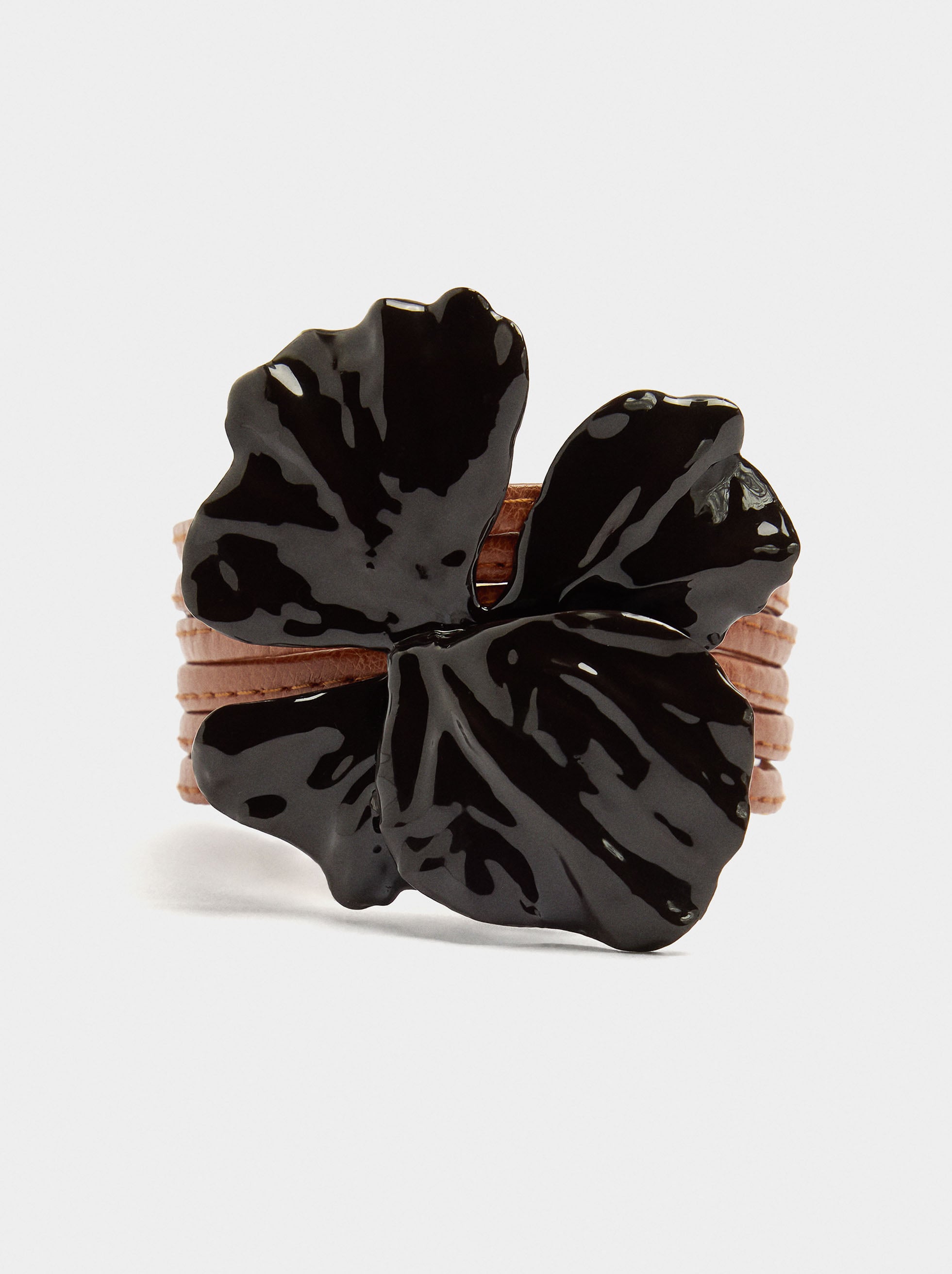 Multipulsera Flor Con Esmalte