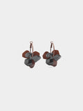 Aros Con Flores Esmaltadas