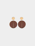 Pendientes Redondos Con Esmalte