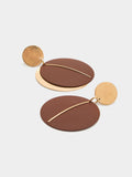 Pendientes Redondos Con Esmalte