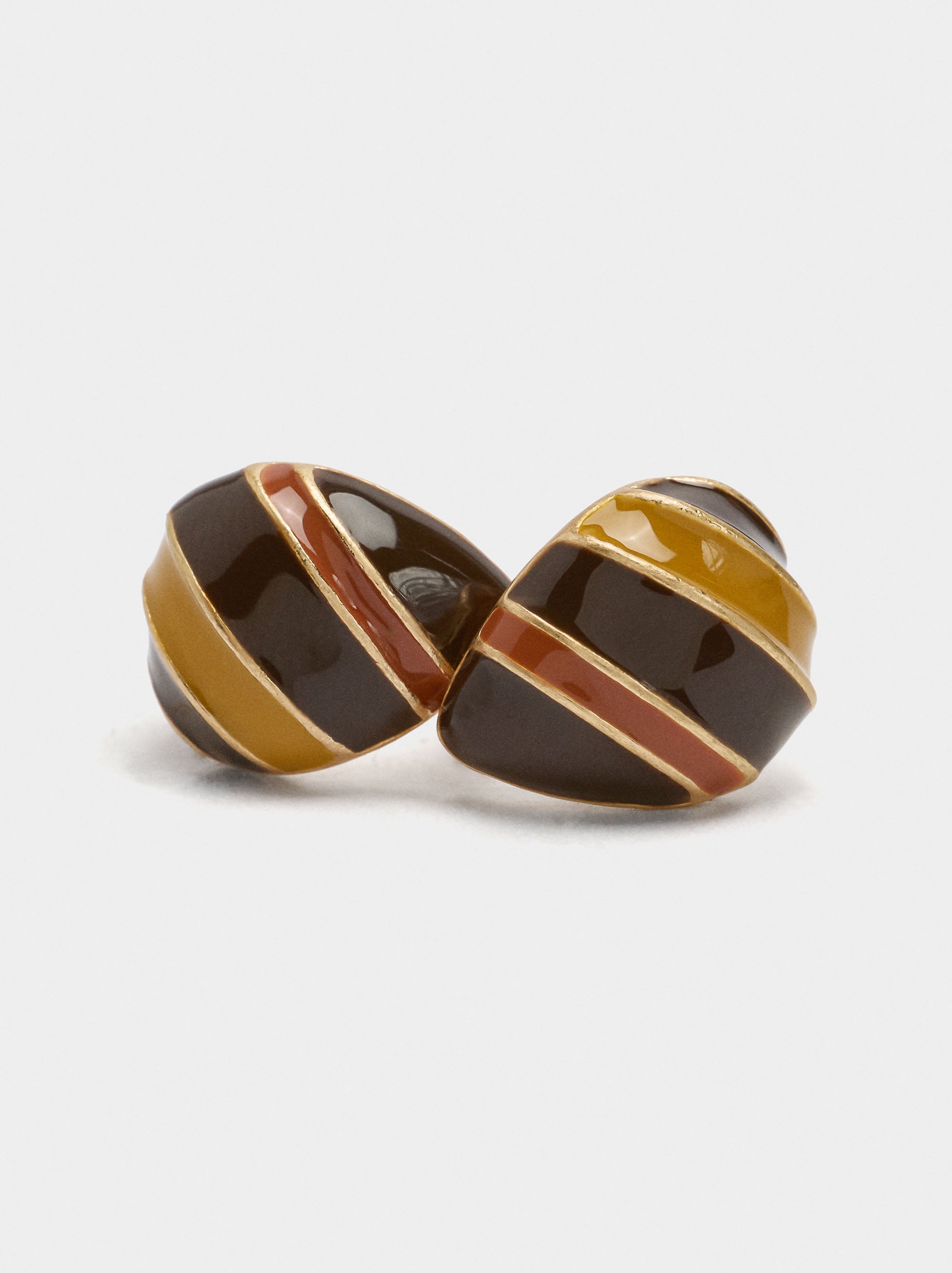 Pendientes Multicolor Con Esmalte