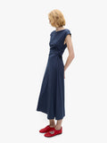Vestido Midi Con Drapeado