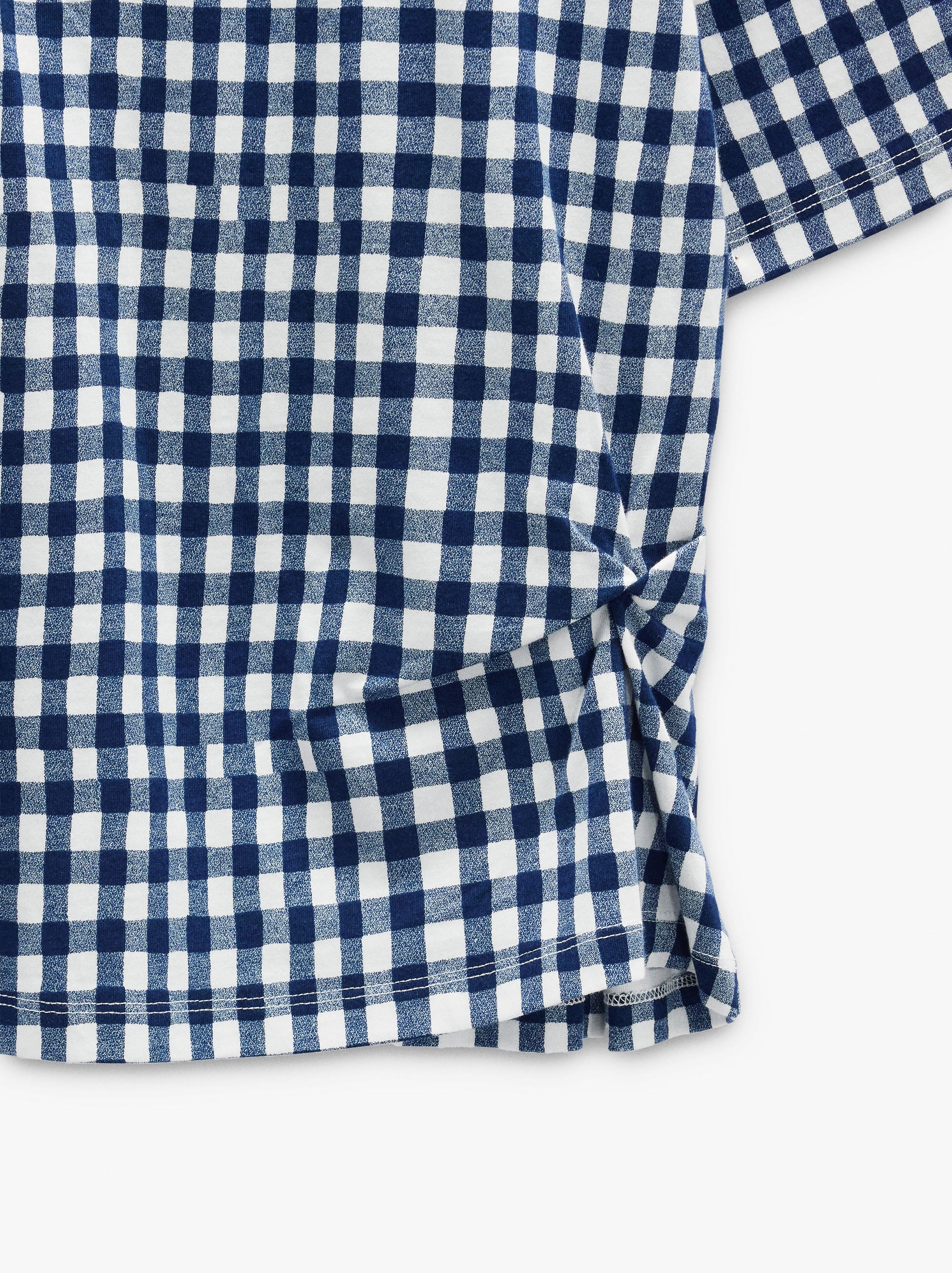 Camiseta A Cuadros Vichy 100% Algodón