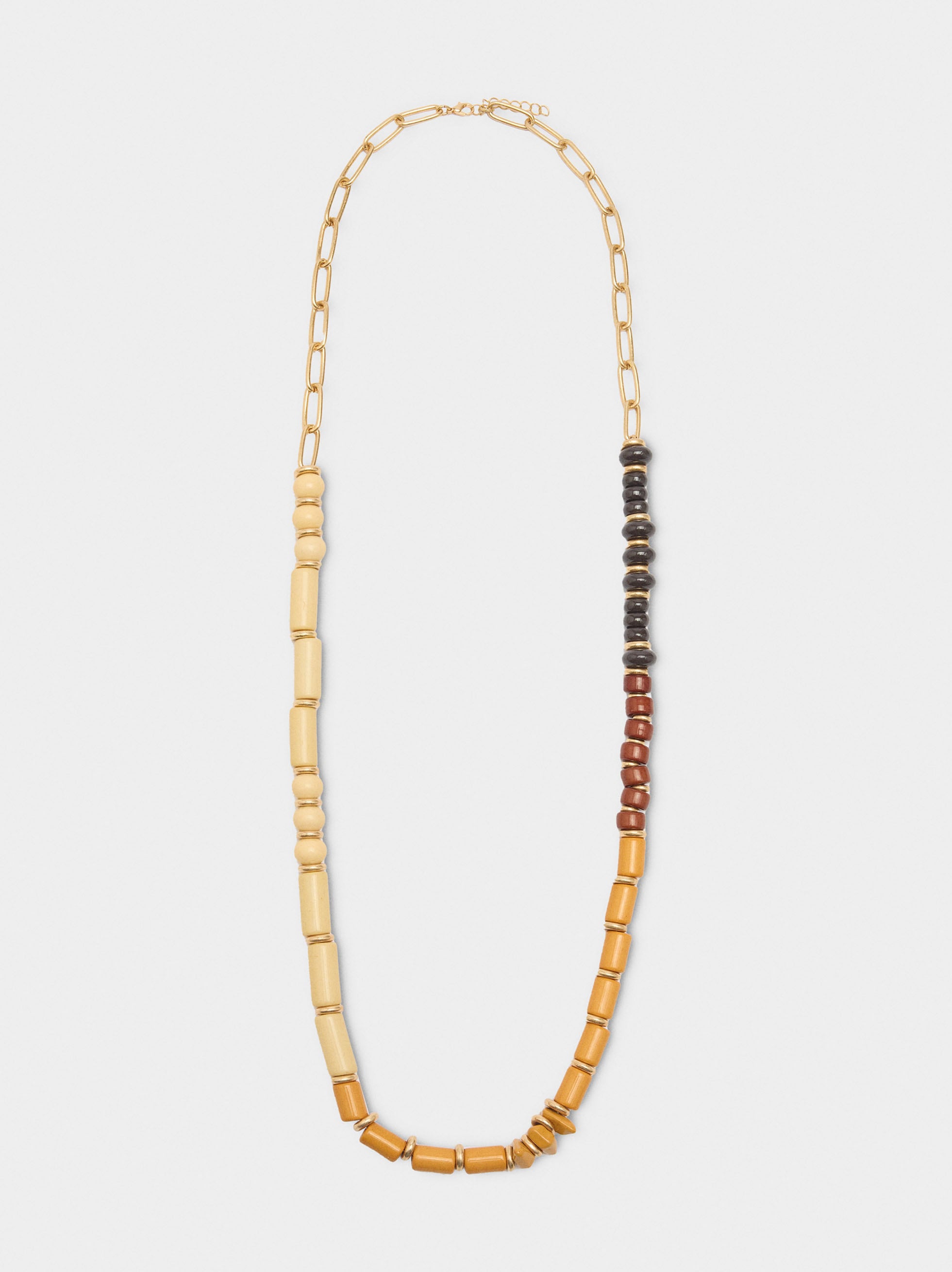 Collar Largo Con Cuentas