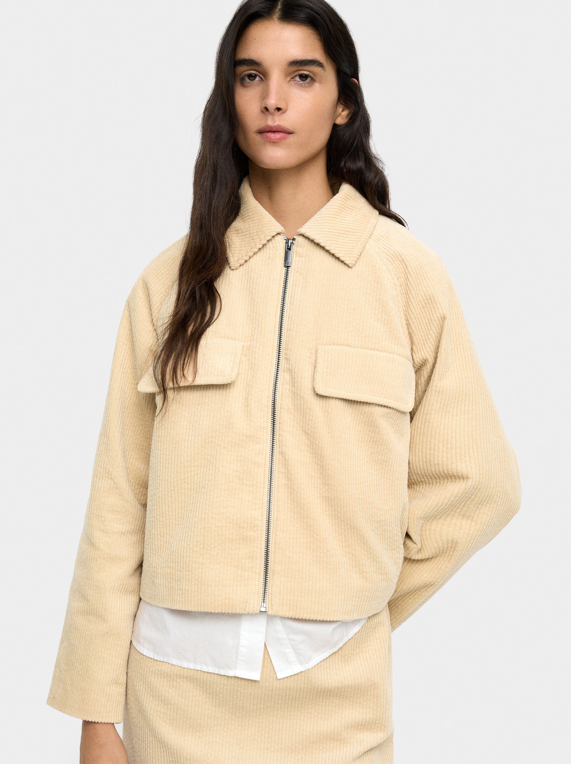 Chaqueta De Pana 100% Algodón