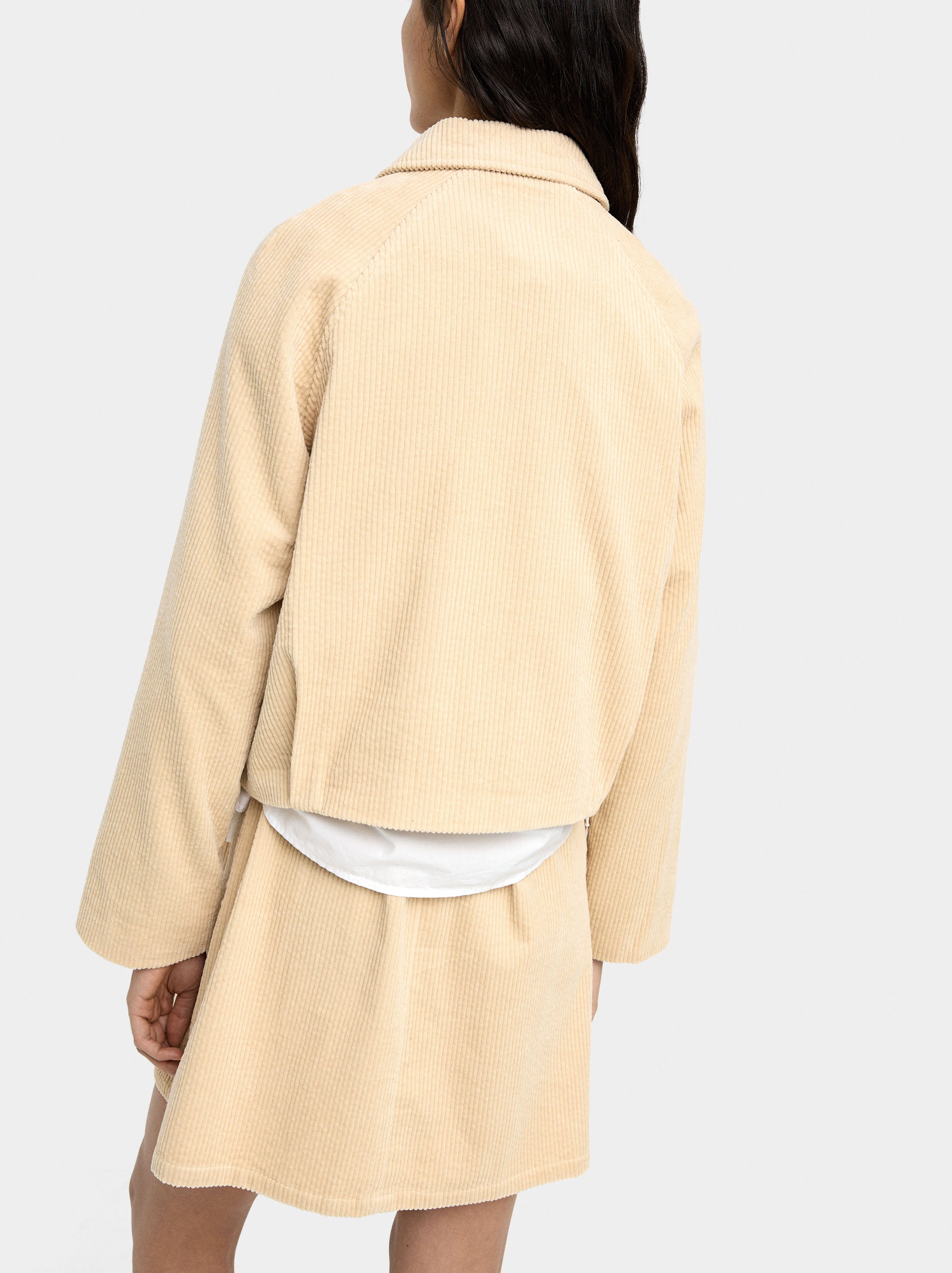 Chaqueta De Pana 100% Algodón