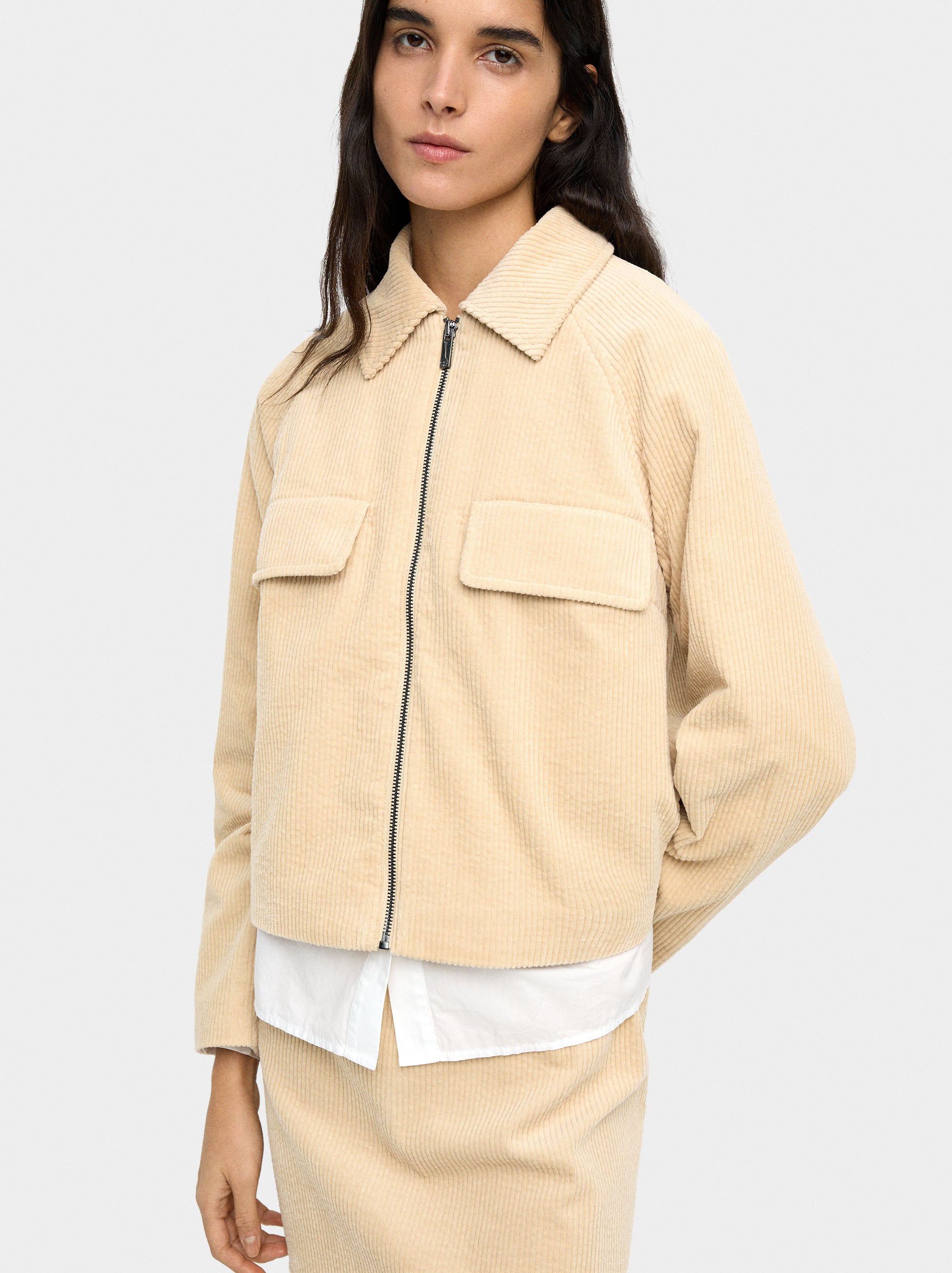 Chaqueta De Pana 100% Algodón