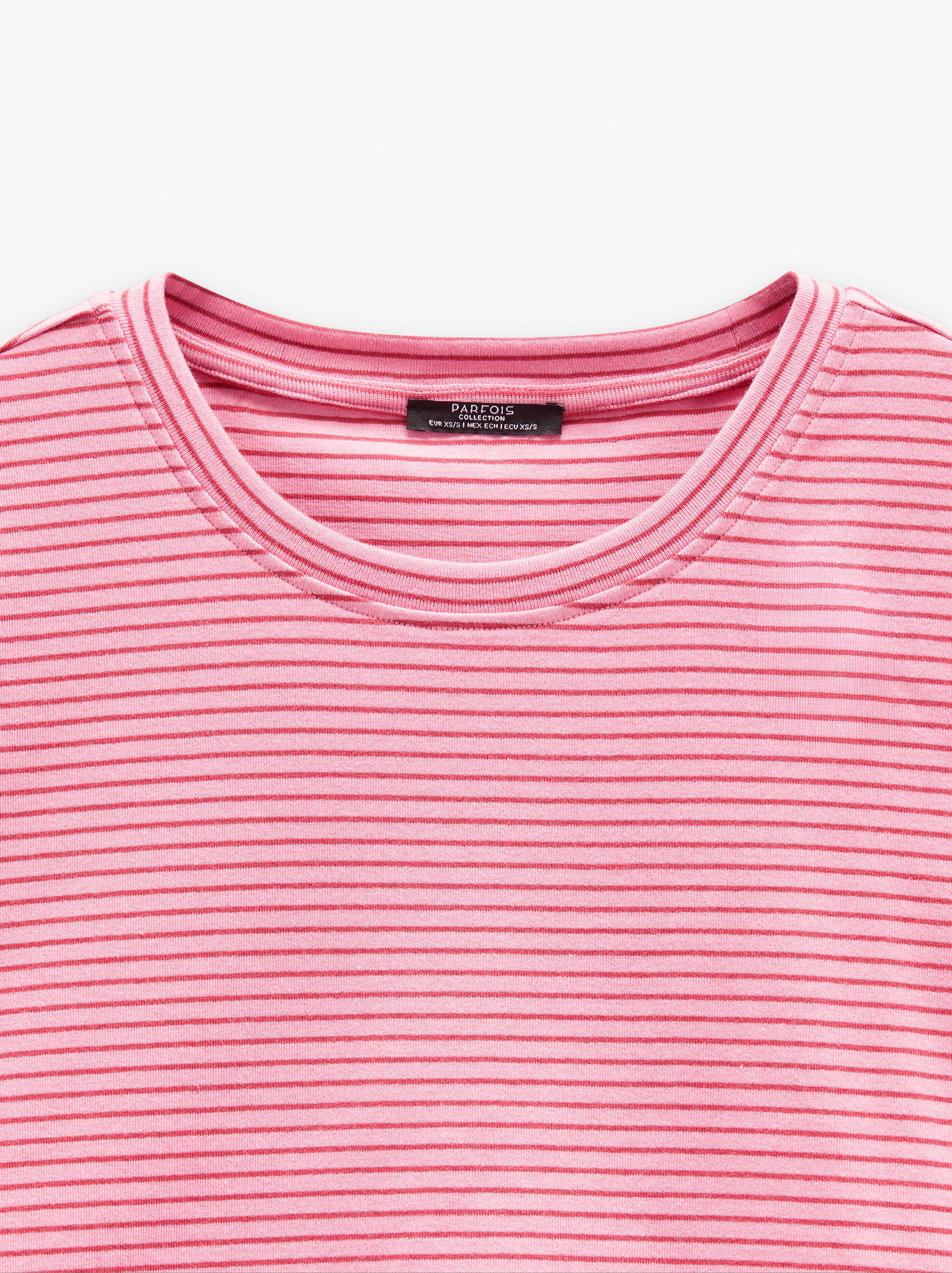 Camiseta De Algodón Con Rayas