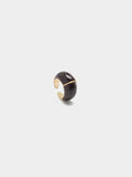Anillo Redondeado Con Esmalte