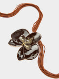 Multicollar Con Colgante De Flor