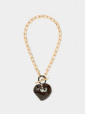 Collar Corto Con Colgante De Corazón